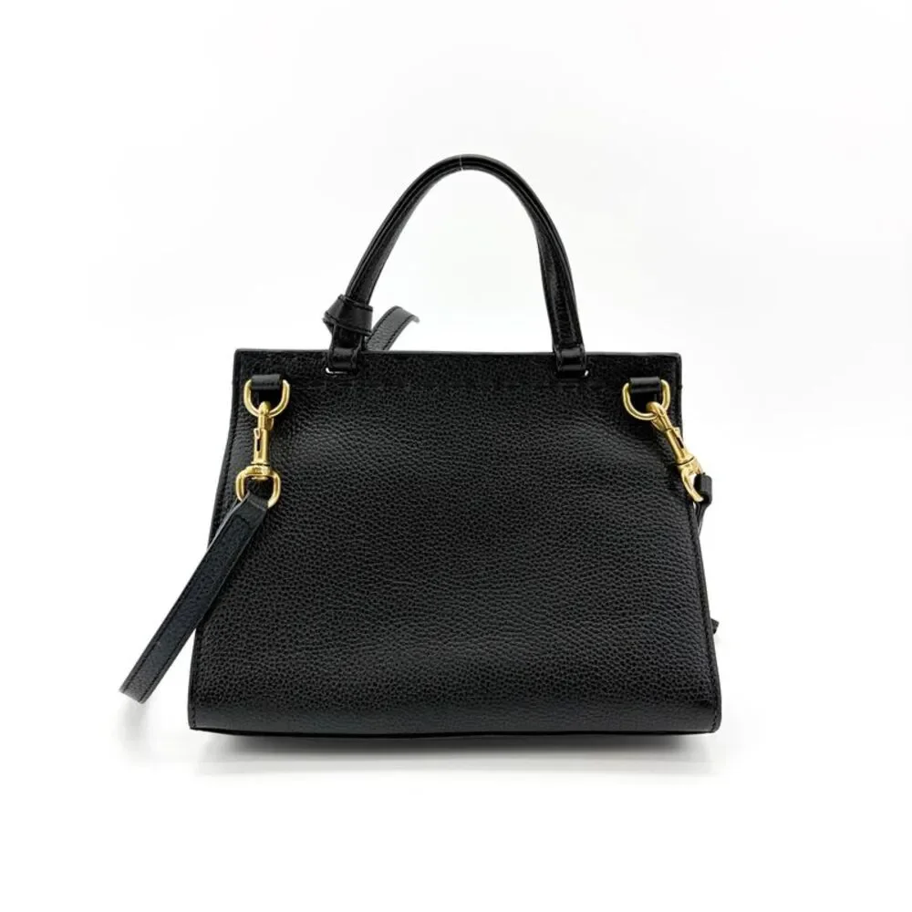 Gucci GG Marmont Small Top Handle Bag Black